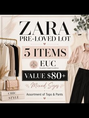 ZARA Pre-Loved Reseller Lot – 5 Pieces Dresses also